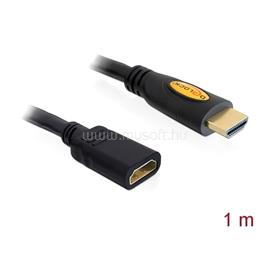 DELOCK kábel - 83079 (magas sebességű HDMI hosszabbító kábel, Ethernettel, A apa / anya, 1 m) DL83079 small