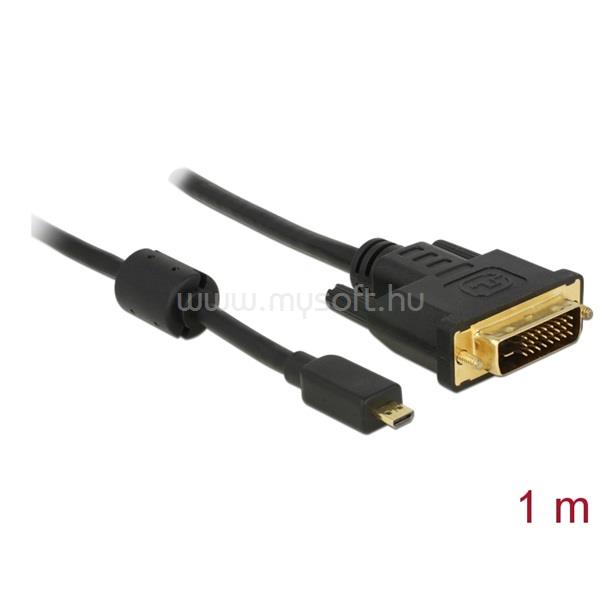 DELOCK Kábel - 83585 (micro HDMI -> DVI-D (24+1), apa-apa, 1m)