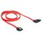 DELOCK Kábel - 83970 (SATA3, egyenes/jobbra, csatl.(fémlappal) Max.: 6Gb/s, piros, 0.7m) DL83970 small
