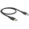 DELOCK Kábel - 84888 (USB-A - USB-A, apa/apa, fekete, 0,5m) DL84888 small