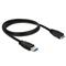 DELOCK Kábel - 85072 (USB3.0 A - USB3.0 Micro-B kábel, apa/apa, fekete, 1m) DL85072 small