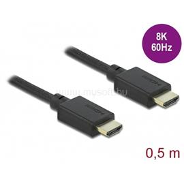 DELOCK Kábel - 85386 (HDMI apa-apa, Ultra nagy sebességű HDMI kábel 48 Gbps, 8K 60 Hz, 0,5 m) DL85386 small