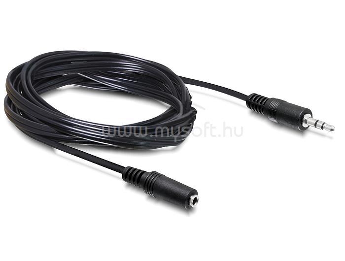 DELOCK kábel audio sztereo jack kábel, 3.5 mm, apa / anya, 5 m
