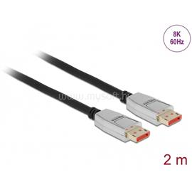 DELOCK kábel Displayport 1.4 male/male összekötő 8K 60Hz, 2m DL87041 small