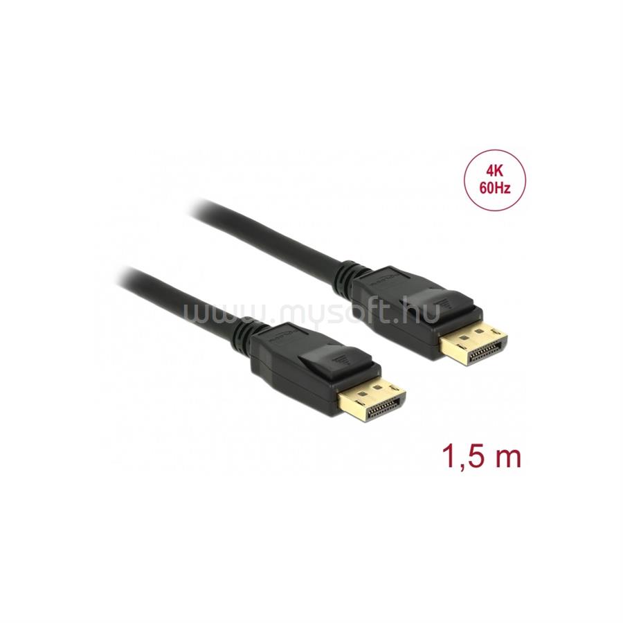 DELOCK kábel DisplayPort male / male összekötő 10K 60Hz 54 Gbps 3m