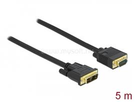 DELOCK Kábel DVI 12+5 csatlakozódugóval - VGA csatlakozódugóval 5 m DL86751 small