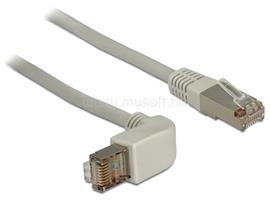 DELOCK kábel RJ45 Cat.6 SSTP szögletes / egyenes 0,5 m DL83524 small
