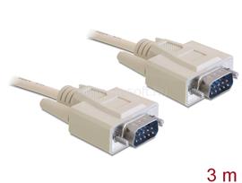 DELOCK Kábel Seriell SUB-D 9 3 m apa/apa DL84228 small