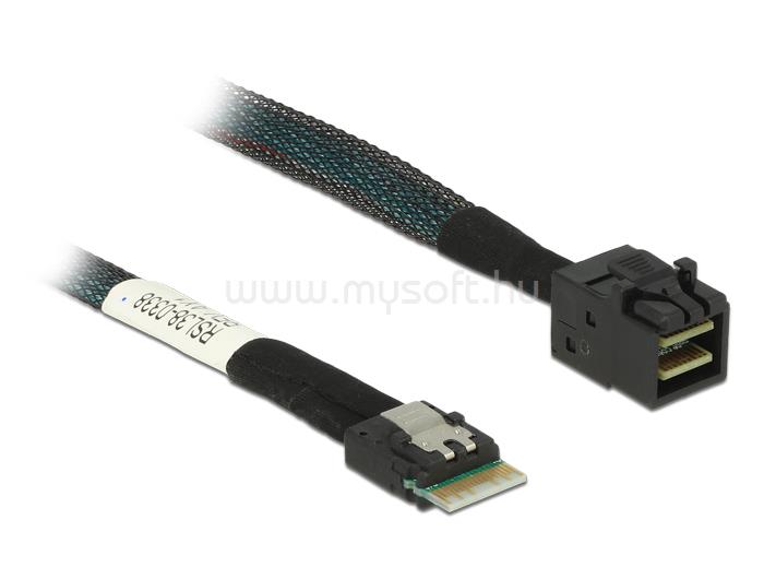 DELOCK Kábel Slim SAS SFF-8654 4i > Mini SAS HD SFF-8643, 50 cm