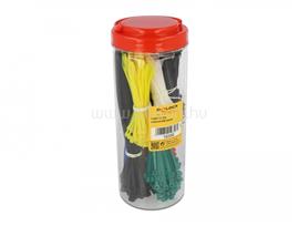 DELOCK Kábel szorító szett dobozban, 600 db., különböző színű DL19356 small