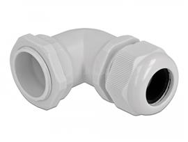 DELOCK Kábel tömszelence PG29 90  hajlított (szürke) DL60338 small