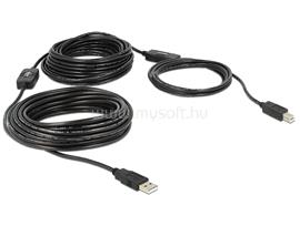 DELOCK Kábel USB 2.0 A típusú dugó > USB 2.0 B típusú dugó 20 m DL83557 small