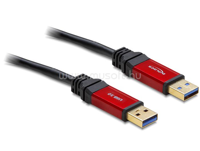 DELOCK kábel USB 3.0-A apa / apa 1 méteres Prémium