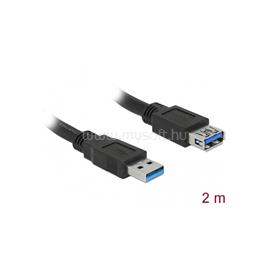 DELOCK kábel USB 3.0 Type-A male / female hosszabbító 2m fekete DL85056 small
