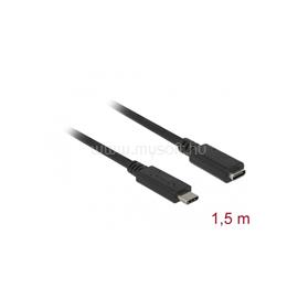 DELOCK kábel USB 3.1 Gen 2 Type-C male / female hosszabbító 1.5m 4K PD 60W DL85534 small