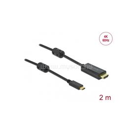 DELOCK kábel USB Type-C aktív > HDMI (DP Alt Mode) 4K 60Hz 2m DL85970 small