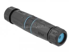 DELOCK Kábelcsatlakozó RJ45 aljzat - RJ45 aljzat Cat.6A vízálló DL86693 small