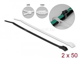 DELOCK Kábelkötegelő lapos fejrésszel hossza 205 mm szélessége 2,5 mm, 100 db. DL19471 small