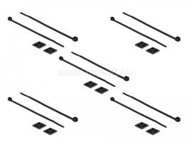 DELOCK Kábelkötegelő talp 20 x 20 mm, kábelkötegelővel, melynek hossza 200 mm x szélessége 2,5 mm fe DL18680 small