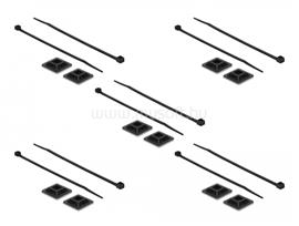 DELOCK Kábelkötegelő talp 28 x 28 mm, kábelkötegelővel, melynek hossza 300 mm x szélessége 3,4 mm fe DL18681 small