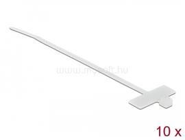 DELOCK Kábelkötöző címkével Hx 100 x Sz 2,5 mm, 10 darab fehér DL18954 small