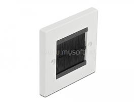 DELOCK Kábelrendező keret fekete fésűsávokkal 86 x 86 mm DL66491 small