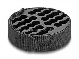 DELOCK Kábelrendező tépőzáras kábelkötegelővel fekete színben DL66057 small