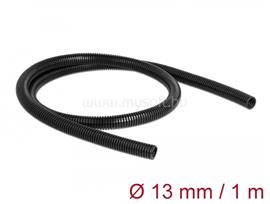 DELOCK Kábelvédő borítás 1 m x 13 mm (fekete) DL60457 small