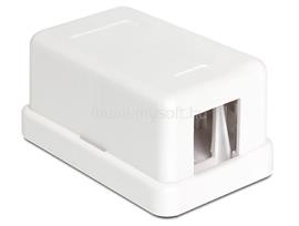 DELOCK Keystone falra szerelhető doboz, 1 portos DL86226 small