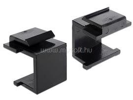 DELOCK Keystone fedél, fekete DL86321 small