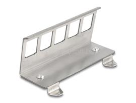 DELOCK Keystone fém rögzítőelem 5 porton DIN-sínhez DL88141 small