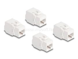 DELOCK Keystone modul, RJ45-aljzat Cat.6A UTP 4 db.-os DL86051 small