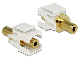 DELOCK keystone modul 3.5mm sztereo jack alj > 3.5 sztereo jack alj DL86336 small