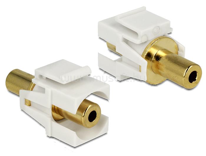 DELOCK keystone modul 3.5mm sztereo jack alj > 3.5 sztereo jack alj