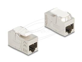 DELOCK Keystone modul összekötő RJ45 aljzat RJ45 aljzat, Cat.6A árnyékolt DL90718 small