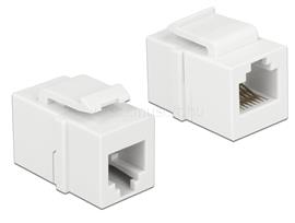DELOCK Keystone modul RJ12 anya > RJ12 anya CAT.3 fehér DL86380 small