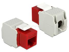 DELOCK Keystone modul RJ45 anya > LSA Cat.6 UTP (piros) DL86344 small