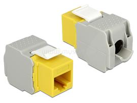 DELOCK Keystone modul RJ45 anya > LSA Cat.6 UTP sárga DL86345 small