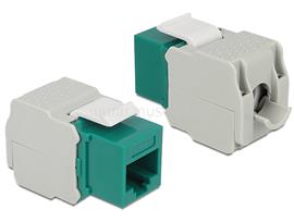 DELOCK Keystone modul zöld színű RJ45 aljzat - LSA CAT.6 UTP csatlakozókkal DL86349 small