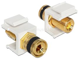 DELOCK Keystone szorító szerelvény > menetes anya, fekete DL86303 small