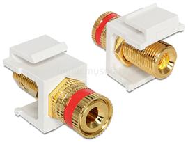 DELOCK Keystone szorító szerelvény > menetes anya, piros DL86304 small