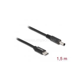 DELOCK Laptop töltőkábel USB Type-C apa - Dell 4,5 x 3,0 mm apa DL87974 small