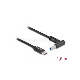 DELOCK Laptop töltőkábel USB Type-C apa - HP 4,5 x 3,0 mm apa DL87971 small