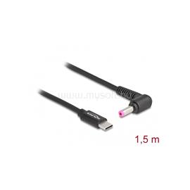 DELOCK Laptop töltőkábel USB Type-C apa - HP 4,8 x 1,7 mm apa DL87973 small