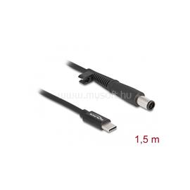 DELOCK Laptop töltőkábel USB Type-C apa - HP 7,4 x 5,0 mm apa DL87972 small