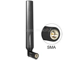 DELOCK LTA antenna SMA sáv 1/3/7/20 -5 ~ -2.8 dBi mindenirányú, csuklós (fekete) DL88451 small