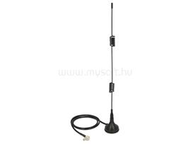 DELOCK LTE antenna TS-9 dugó 2 - 3 dBi mindenirányú mágneses alapon fixen fekete DL12480 small