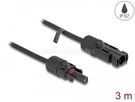 DELOCK MC4 szolár kábel apa - anya 3 m fekete DL88229 small