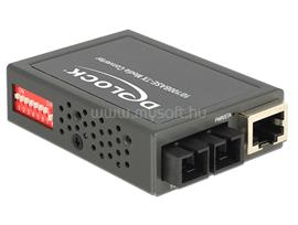 DELOCK Médiaátalakító 100Base-FX SC SM 1310 nm 30 km kompakt DL86443 small