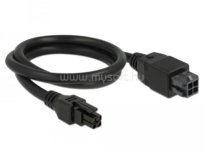 DELOCK Micro Fit 3.0 4 tűs bővítőkábel csatlakozódugóval > csatlakozóhüvellyel 50 cm